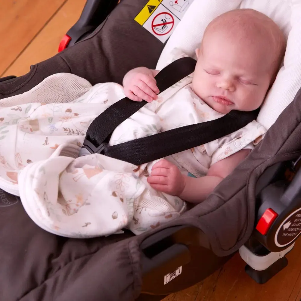 0.5 Tog Swaddle to Sleep Bag - Storybook Lightweight