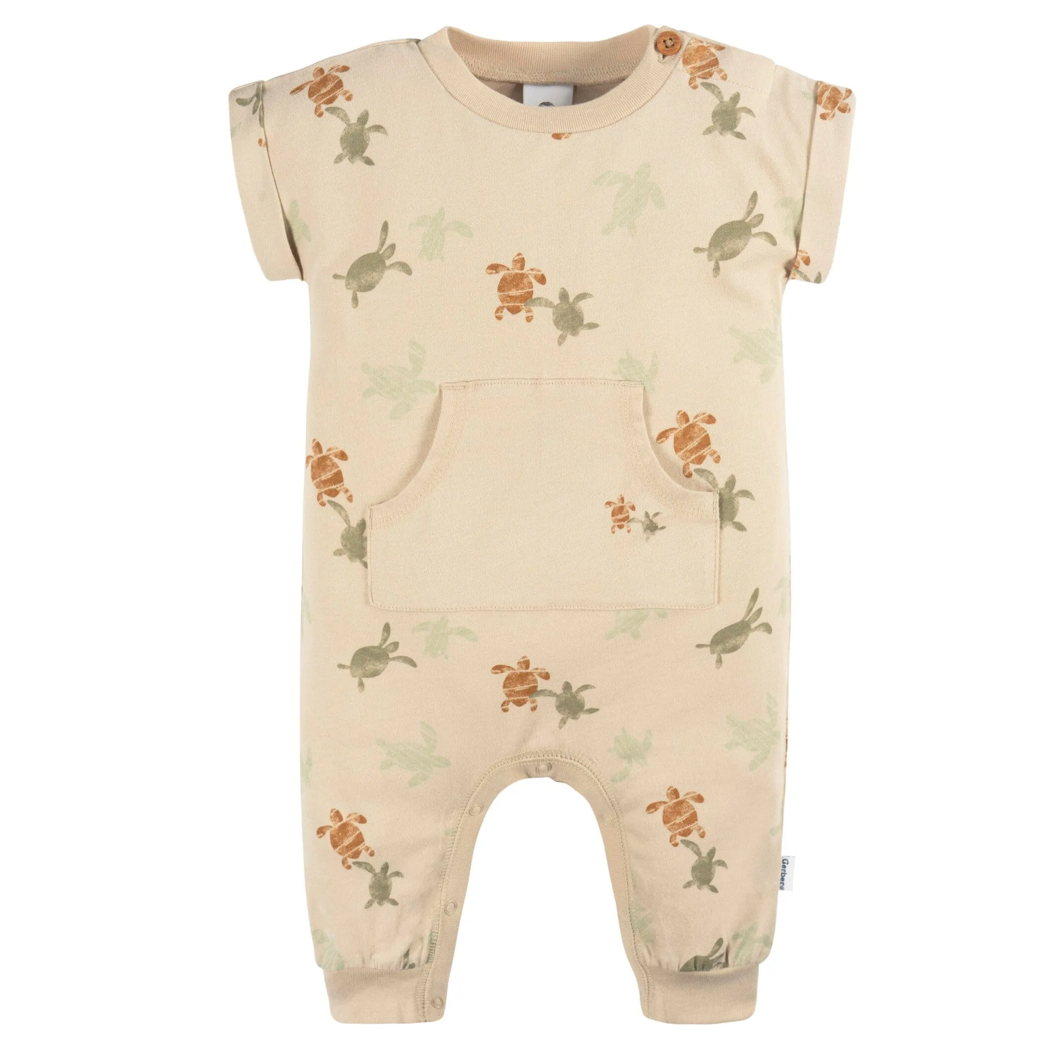 2-Pack Baby Boys Tropical Rompers