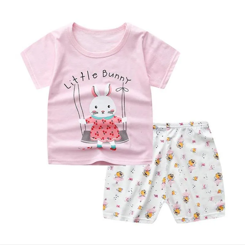 2-piece Pajamas Sets for Toddler Girl Wholesale Children's Clothing