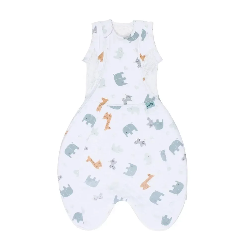 2.5 Tog Swaddle to Sleep Bag - Animal Safari