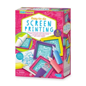 4M - KidzMaker - Easy-to-do Screen Printing