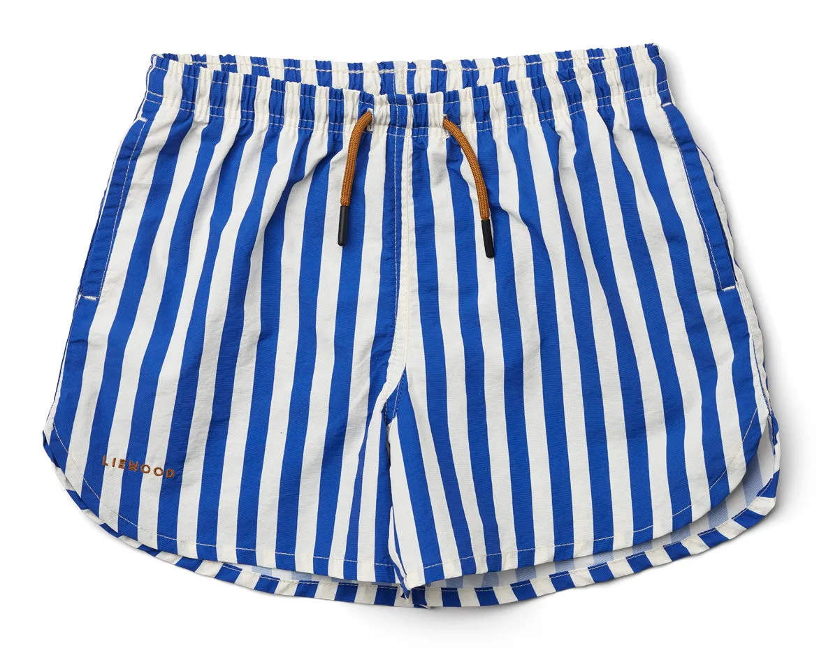 Aiden Swimshorts ''Surf Blue / Creme de la Creme''