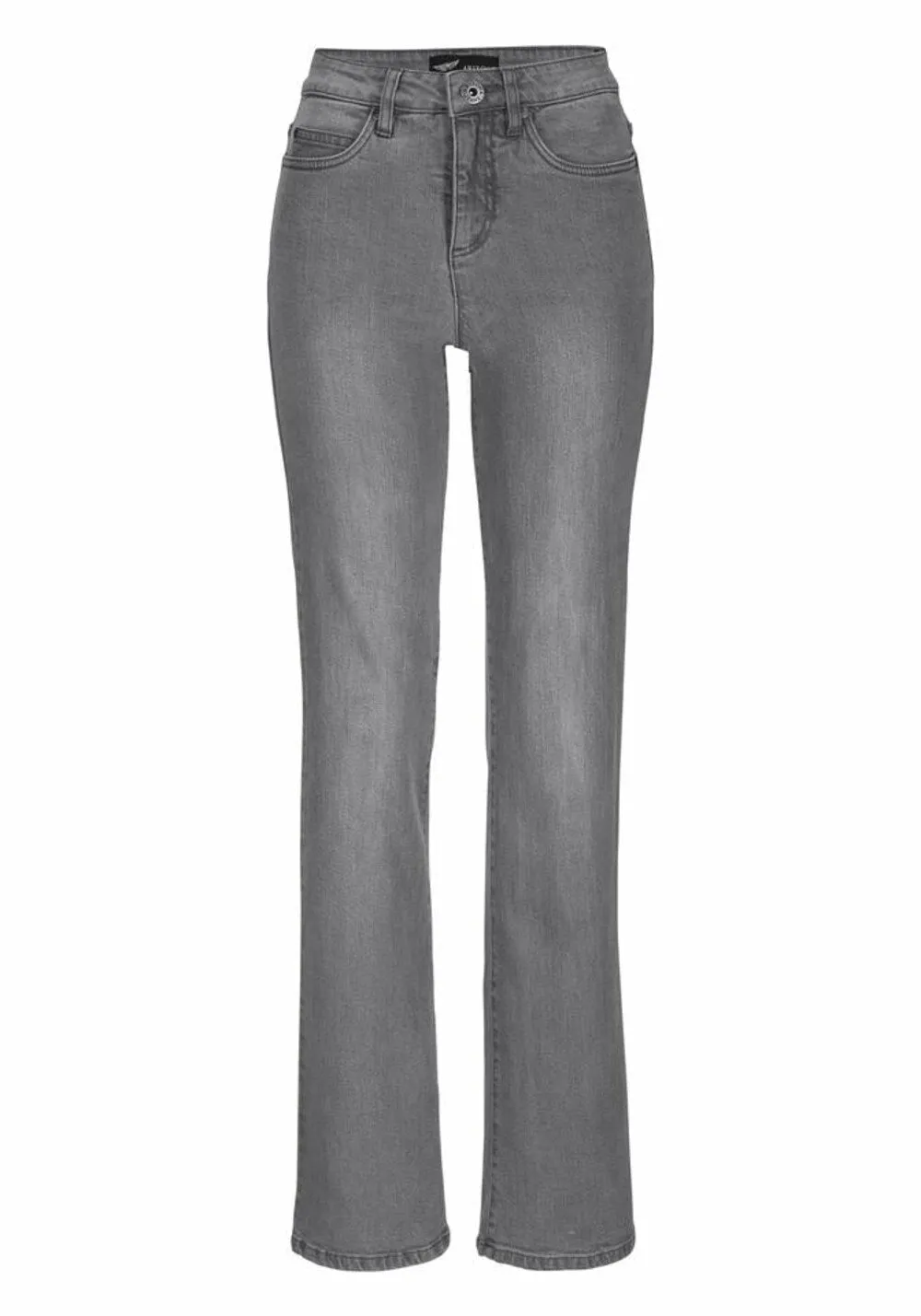 Arizona Comfort-Fit Loaded Jeans, Gray