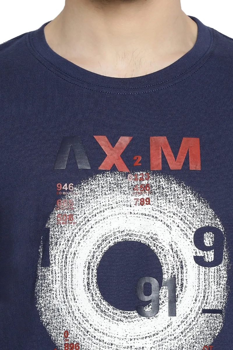 Axmann Matrix Casual Printed T-Shirt