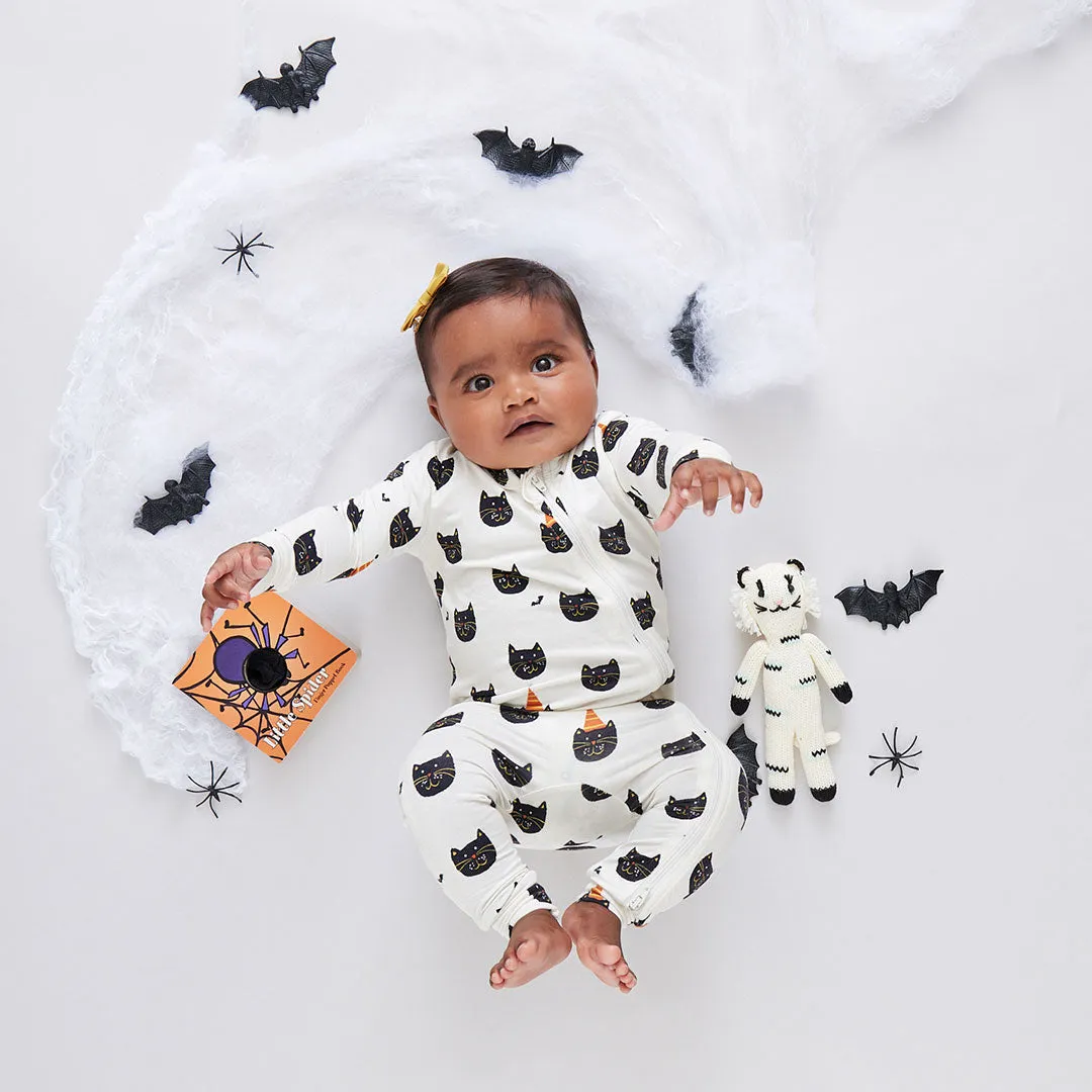 Baby Bamboo Romper - Halloween Kittens