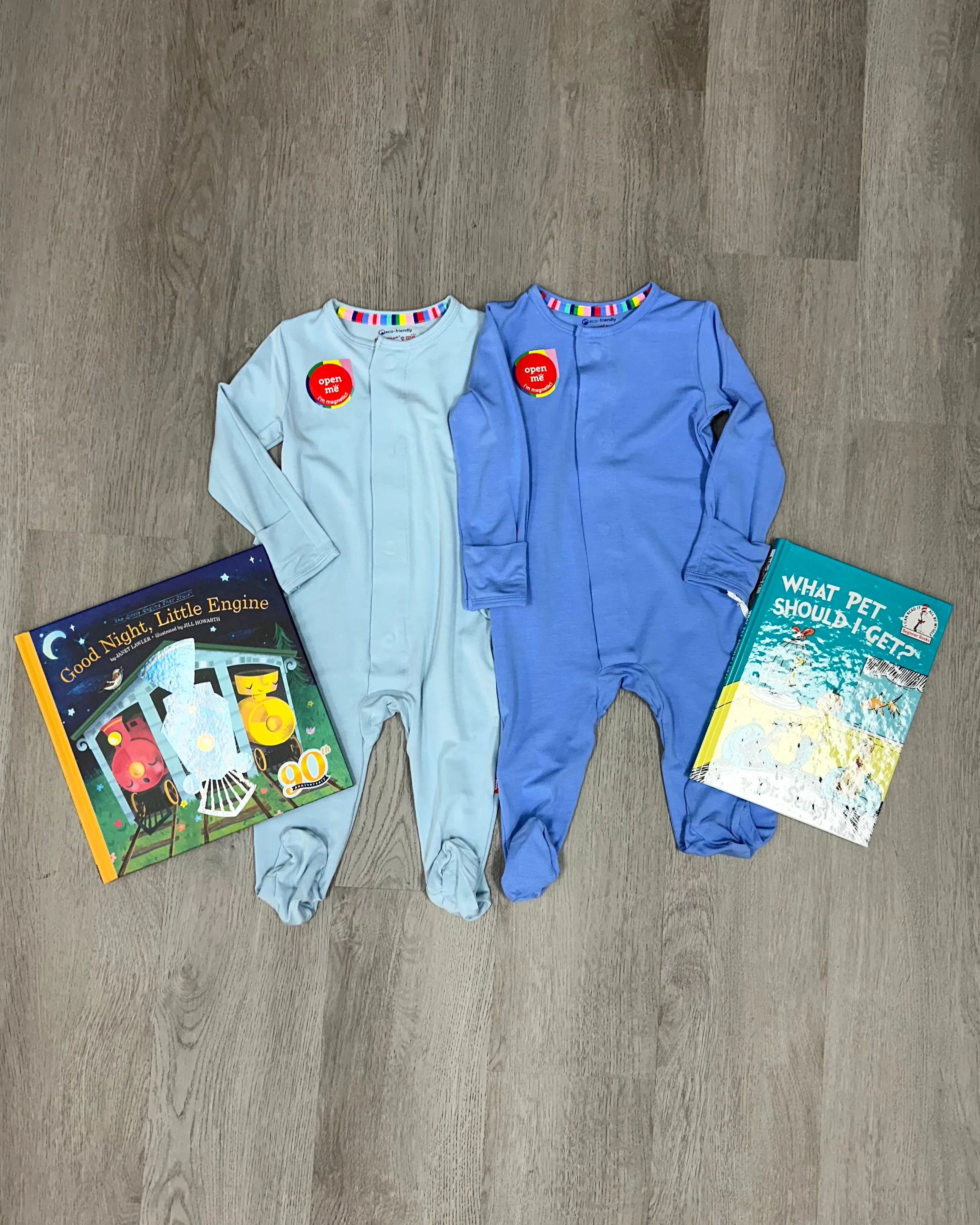 Baby Blue Modal Magnetic Footie