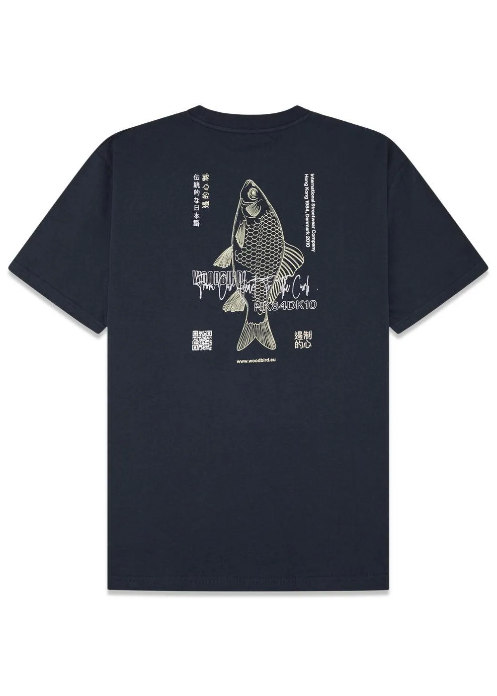 Baine Fish Tee - Navy