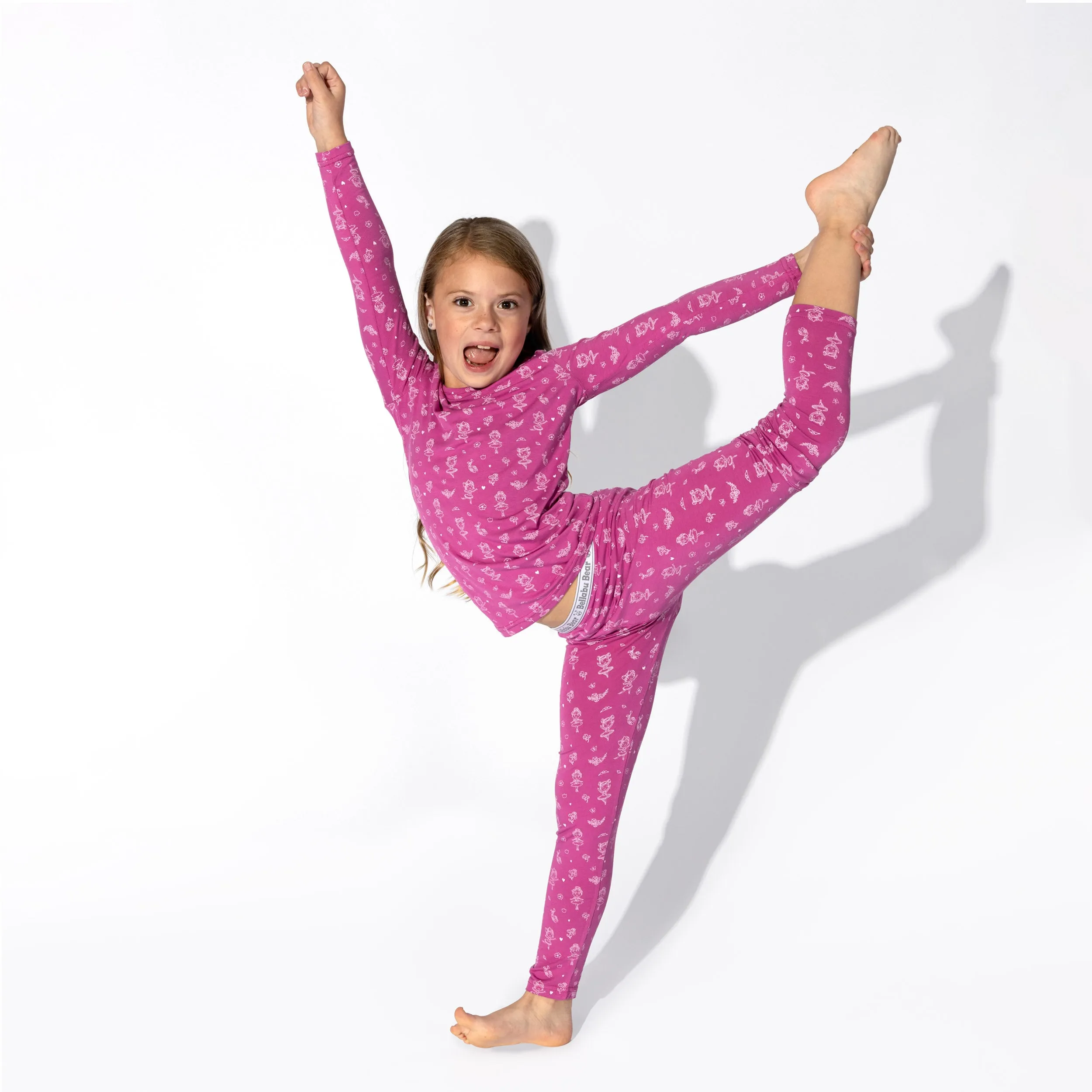 Ballerina Bamboo Kids Pajamas