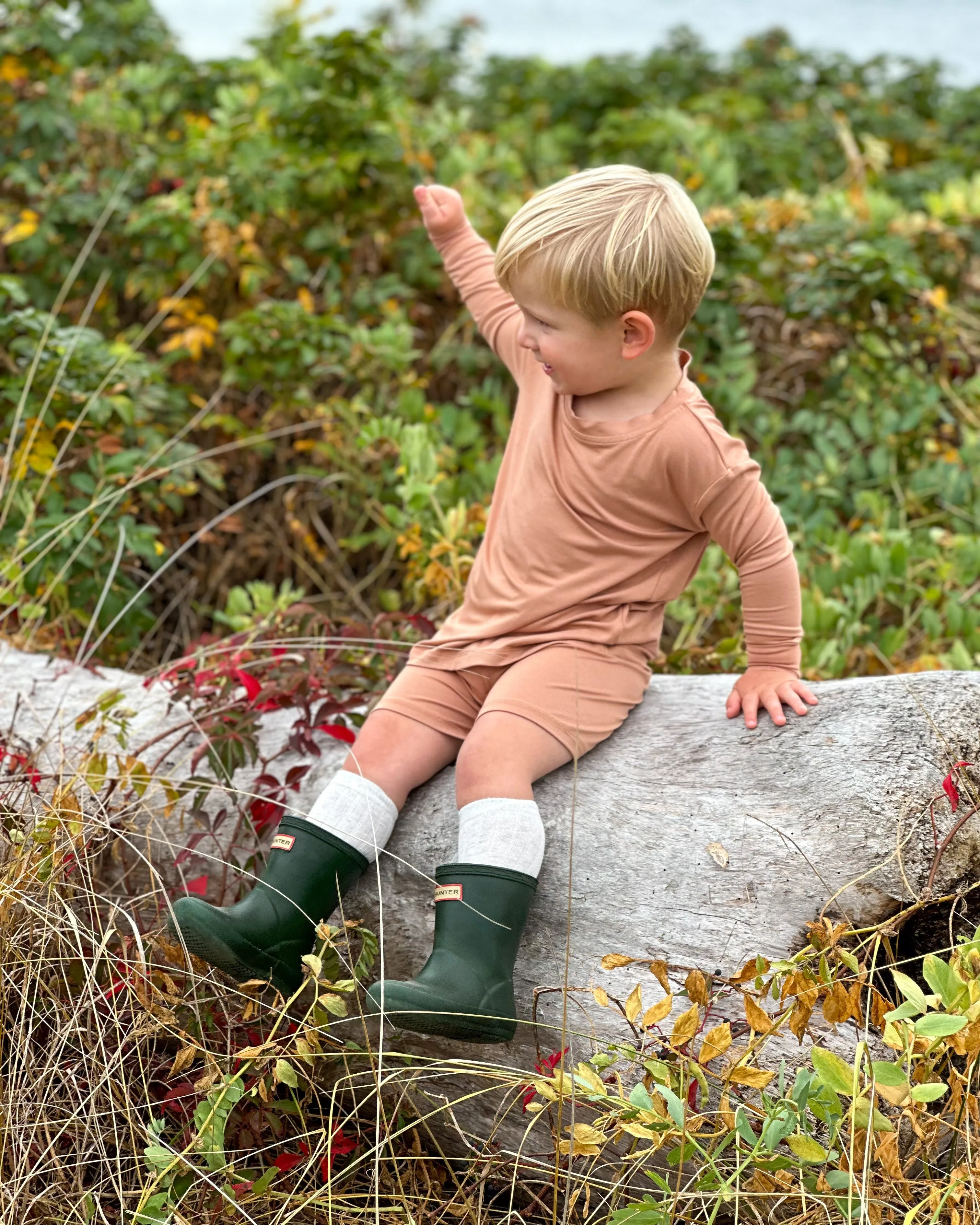 Beech | Children's Long Sleeve Biker Short Set