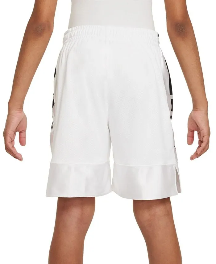 Big Boys Elite Dri-FIT Nike Basketball Shorts, White