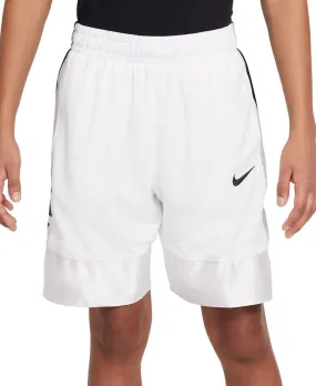 Big Boys Elite Dri-FIT Nike Basketball Shorts, White