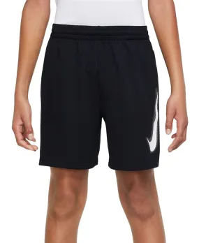 Big Boys Multi Dri-FIT Nike Graphic Training Shorts - Black