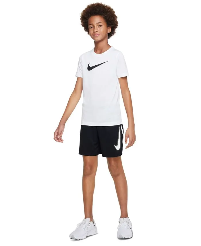 Big Boys Multi Dri-FIT Nike Graphic Training Shorts - Black