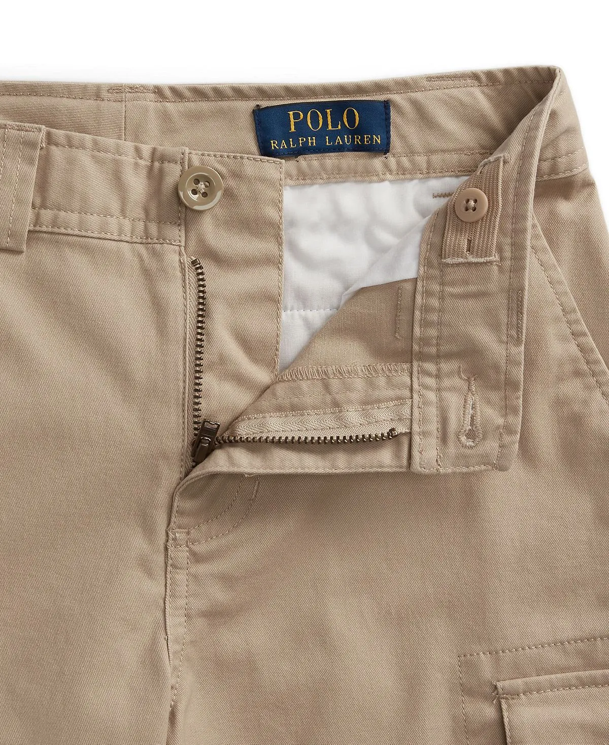 Big Boys Polo Ralph Lauren Stretch Twill Cargo Shorts