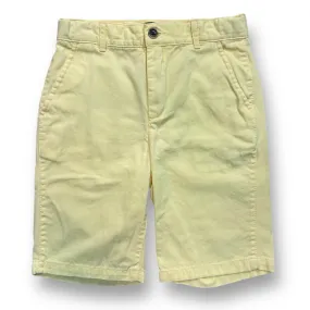 Boys Children's Place Size 10 Yellow Adjustable Waist Long Khaki Shorts