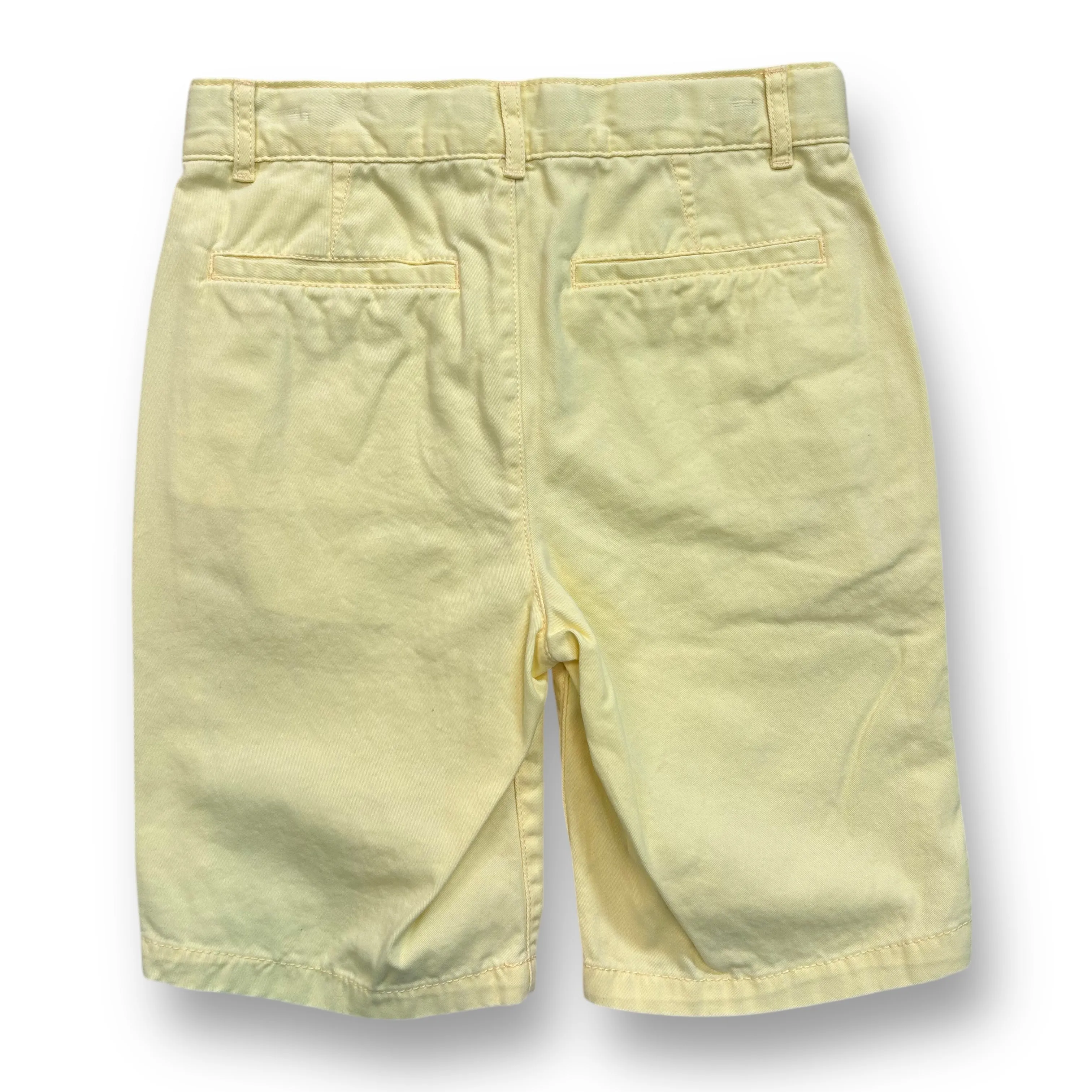 Boys Children's Place Size 10 Yellow Adjustable Waist Long Khaki Shorts