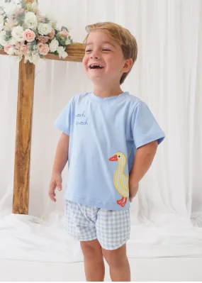 Boys Quack Quack Short Set