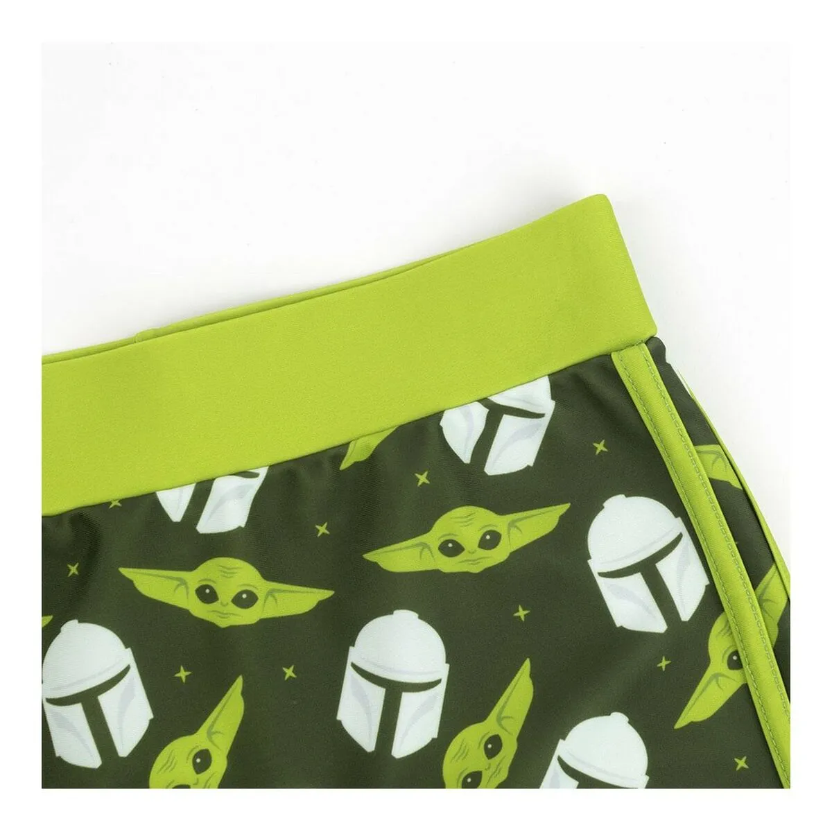 Boys Swim Shorts The Mandalorian Green