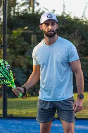 CA Padel Shirt | Green Splatter