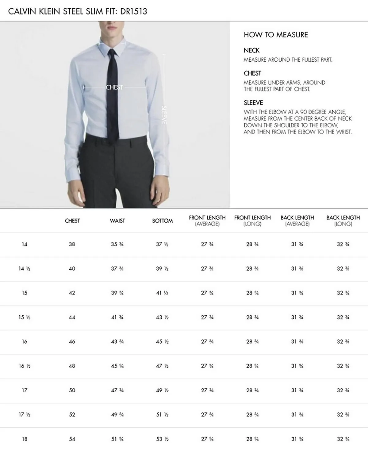 Calvin Klein Men's Non-Iron Herringbone Slim Fit Dress Shirt