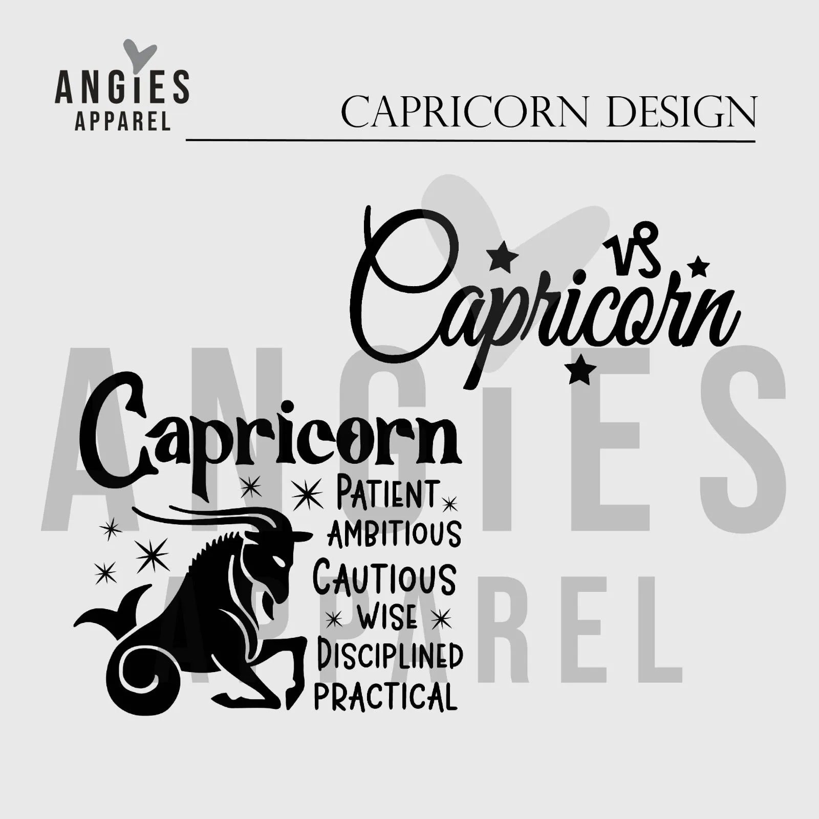 Capricorn Hoodie - Plus Size