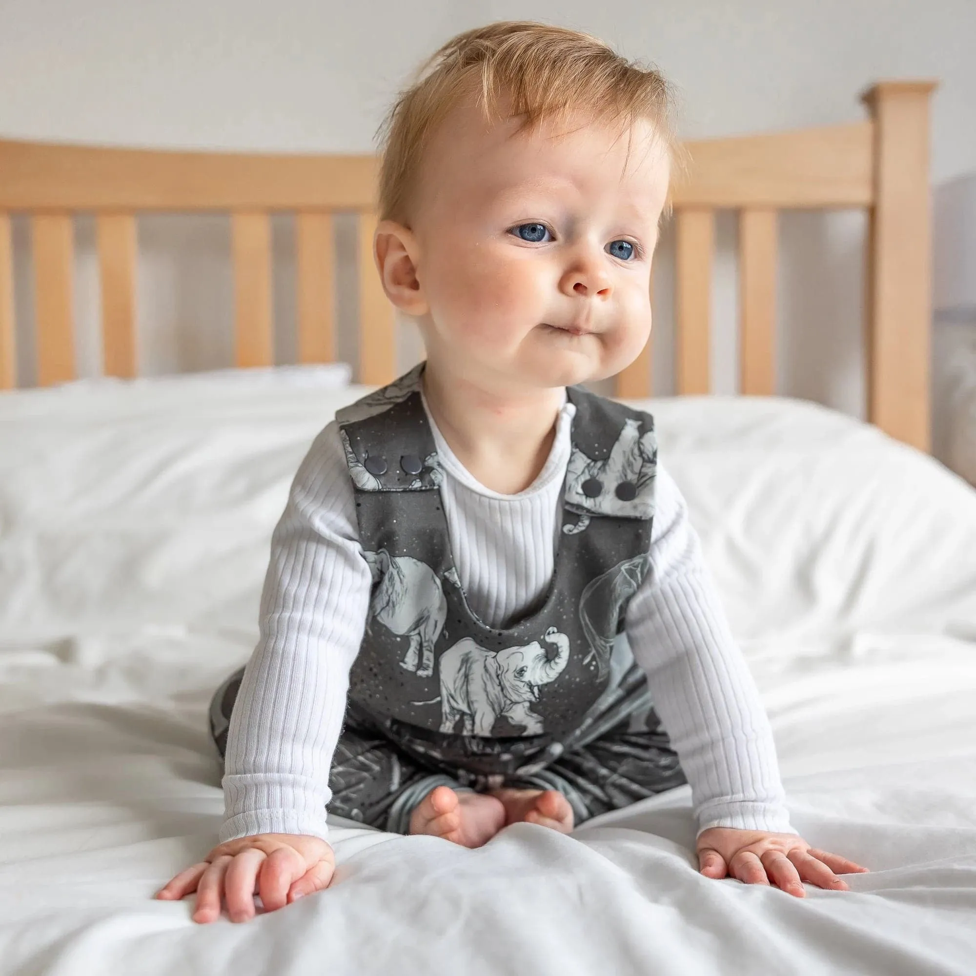 Child & Toddler Dungarees | Organic Elephants