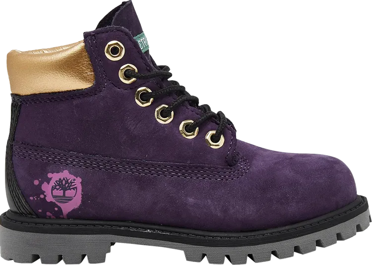 Children's boots Timberland 6 Inch Premium Boot Toddler Hip Hop Royalty, purple