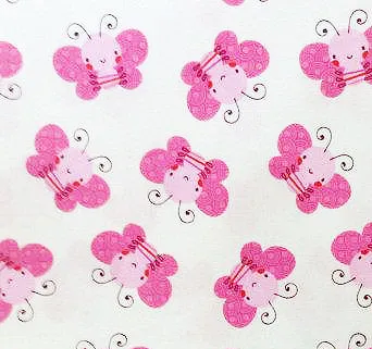 Children's Fabric, Bug Fabric, Itty Bitty, Butterflies 7162