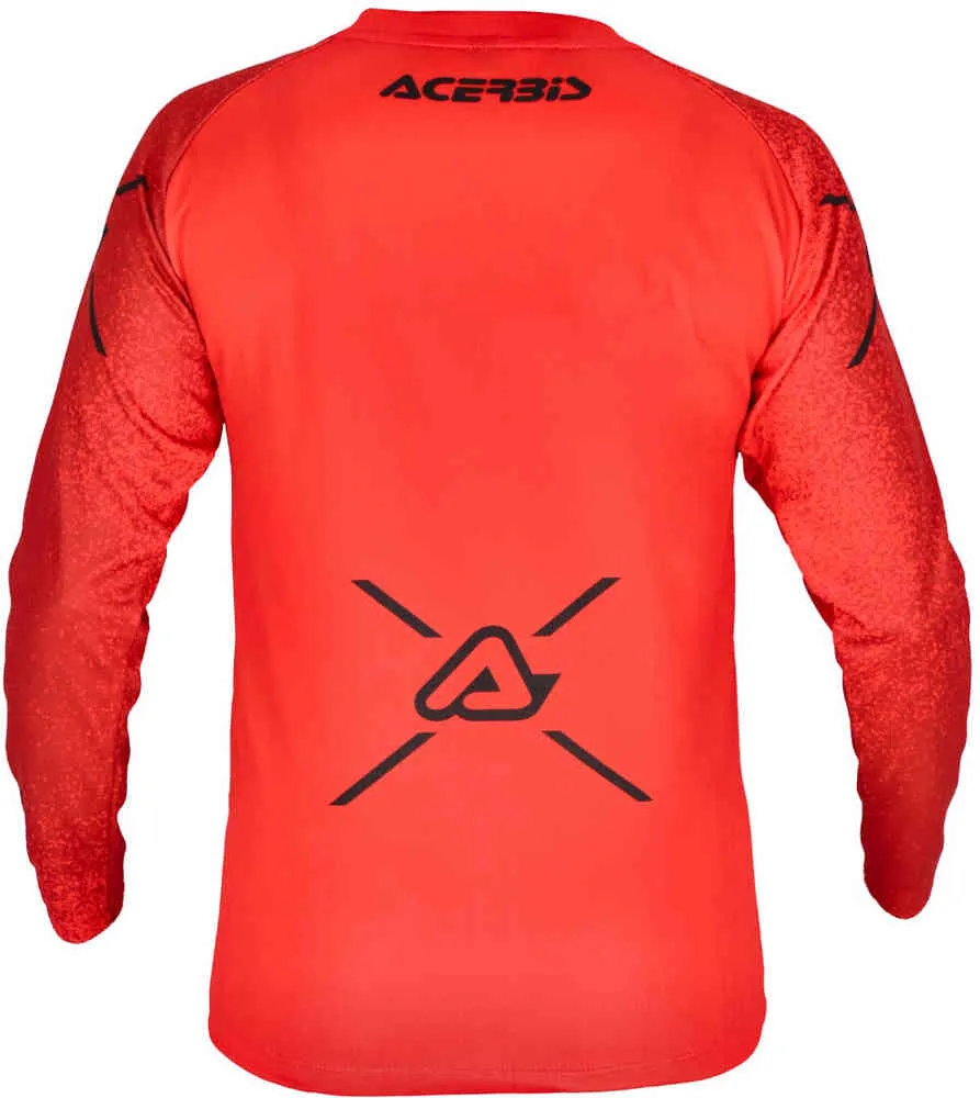 Children's MX J-Kid 5 Acerbis Motocross T-Shirt, Red/Black