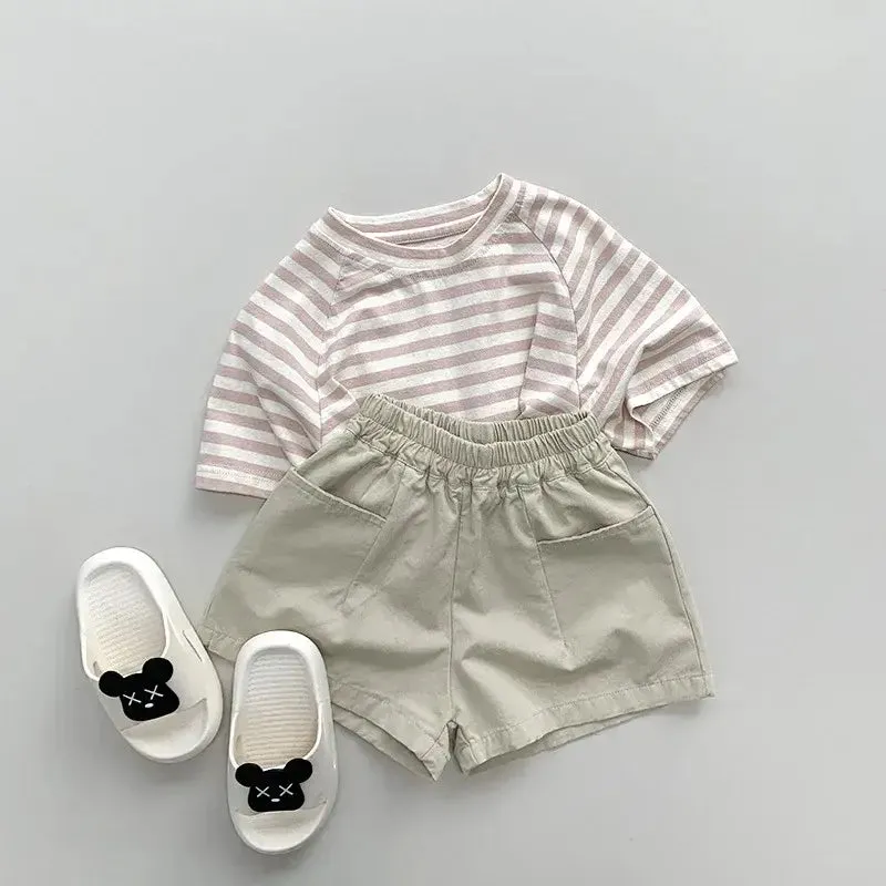 Children's Vintage Solid Shorts