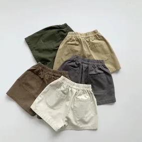 Children's Vintage Solid Shorts