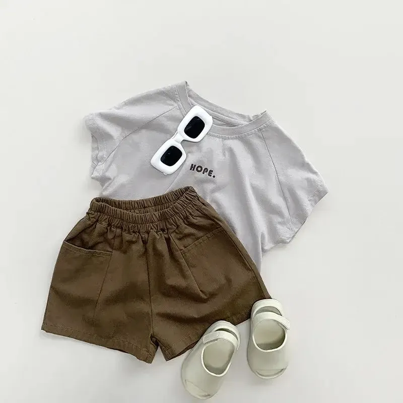 Children's Vintage Solid Shorts