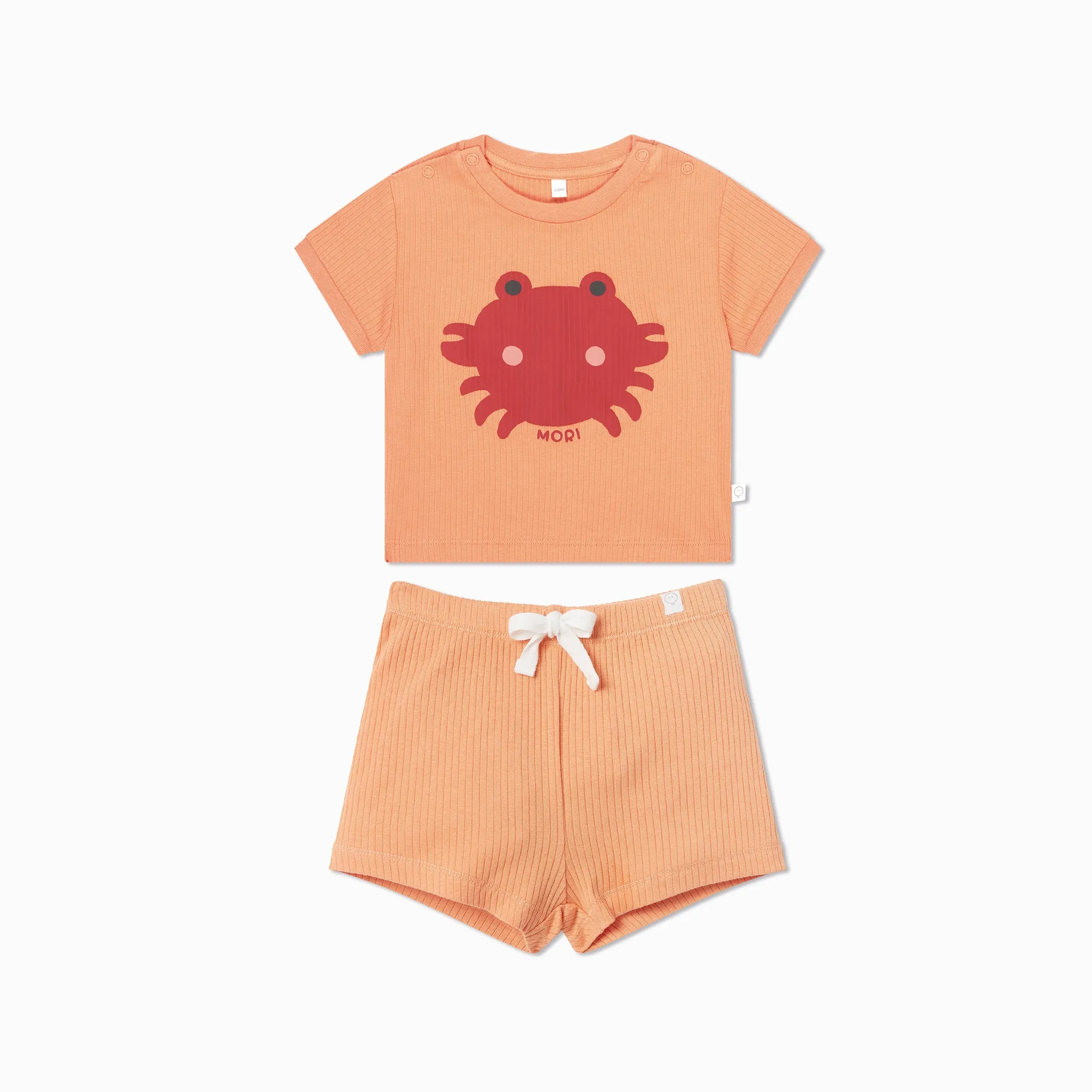 Crab Ribbed T-Shirt & Shorts Outfit