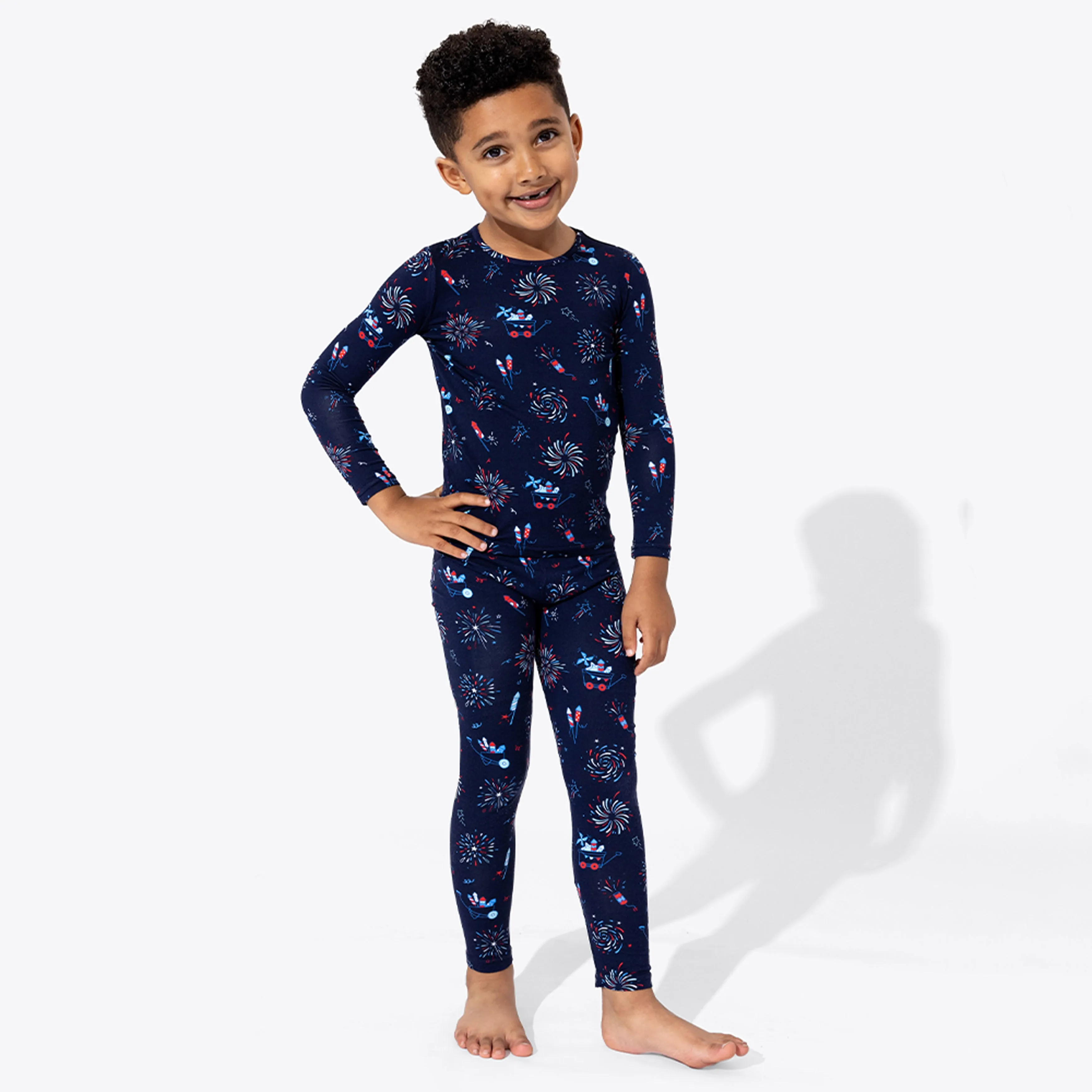 Fireworks Bamboo Kids Pajamas