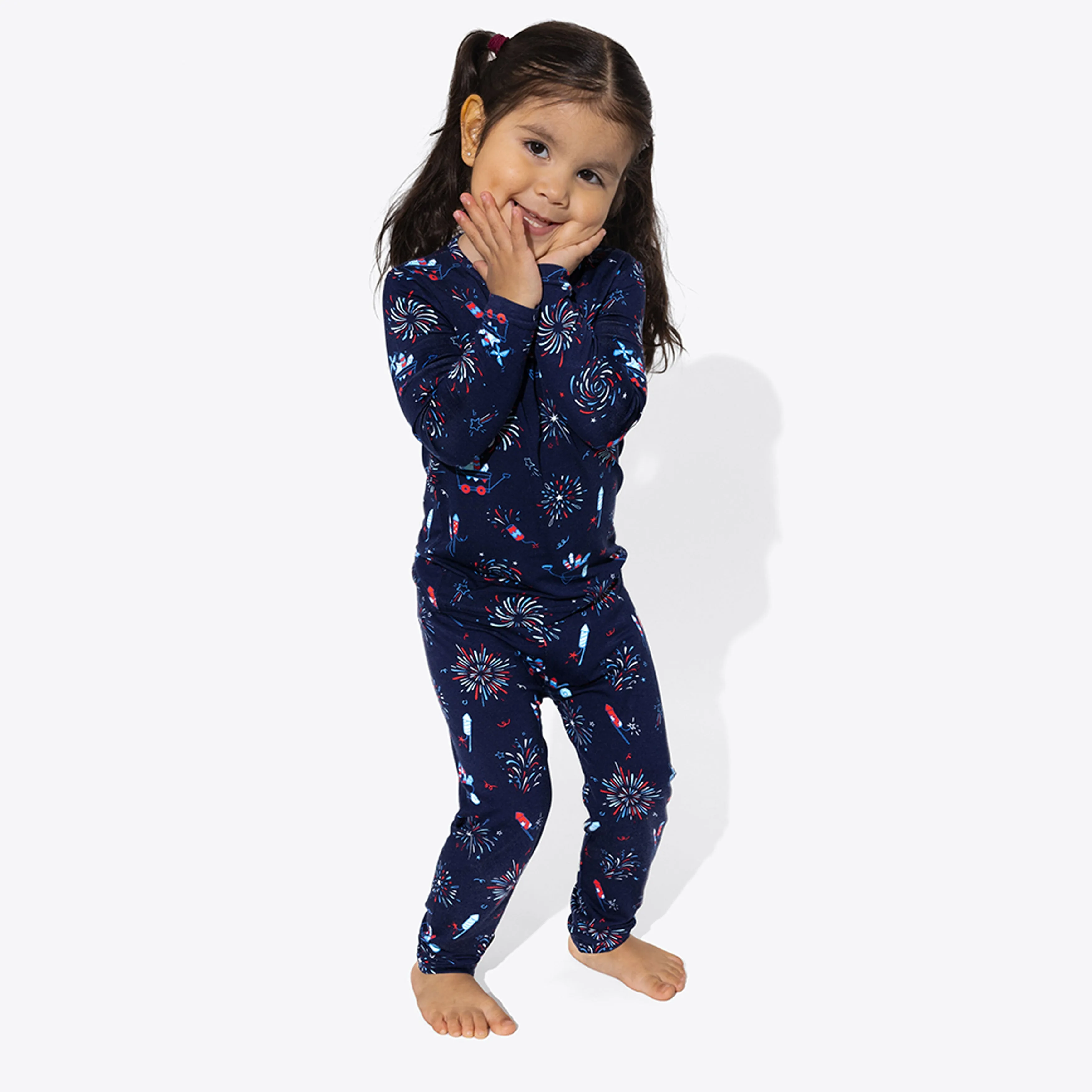 Fireworks Bamboo Kids Pajamas