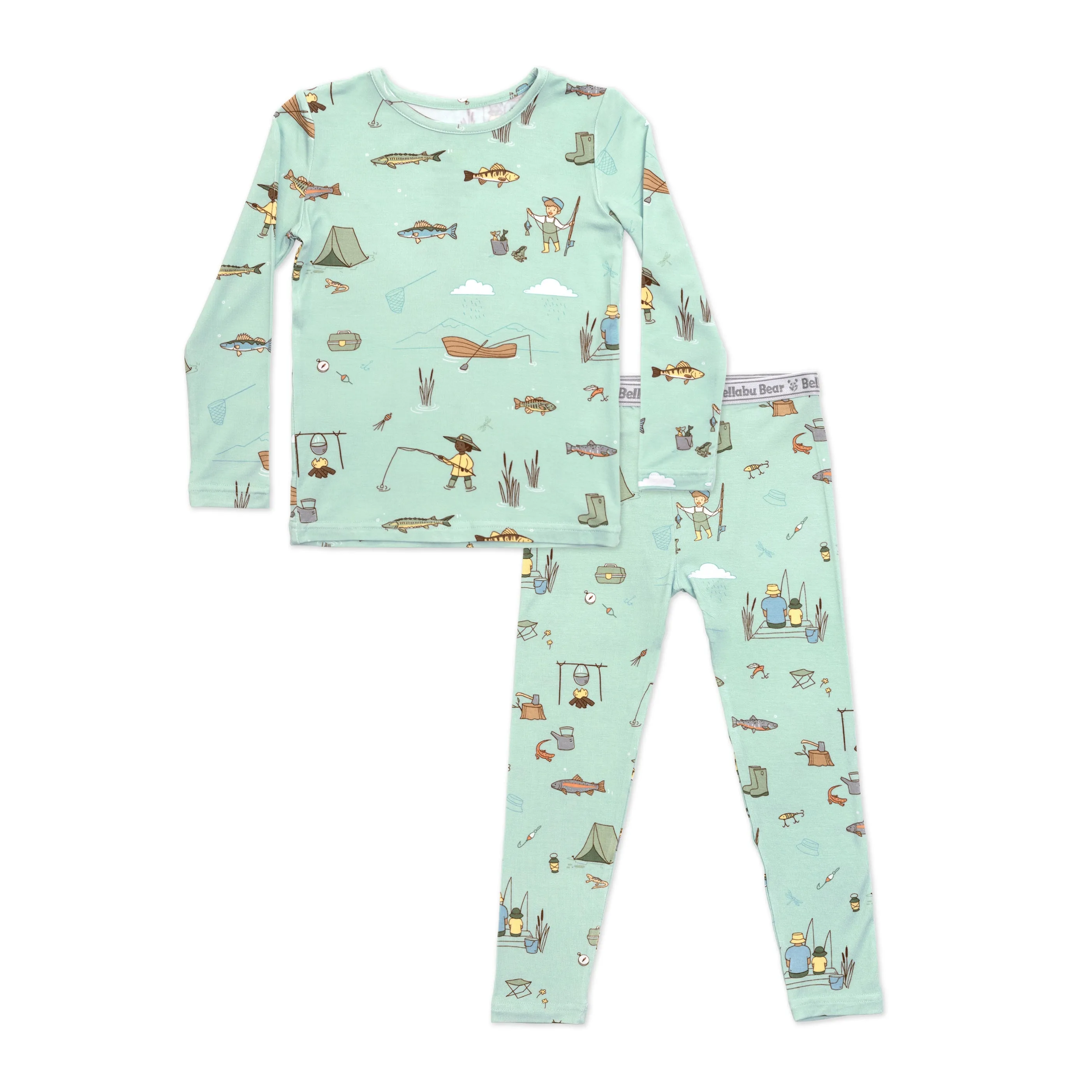 Fishing Bamboo Kids Pajamas