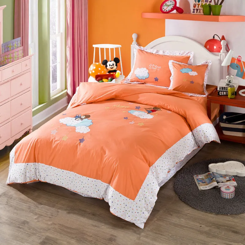 Four sets of children's bedding