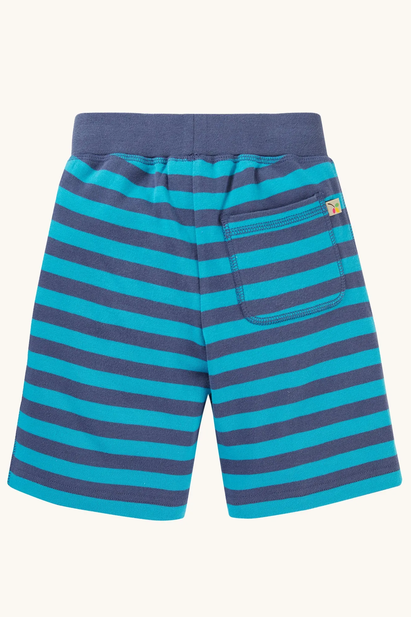 Frugi Ellis Shorts - Tropical Sea / Navy Stripes