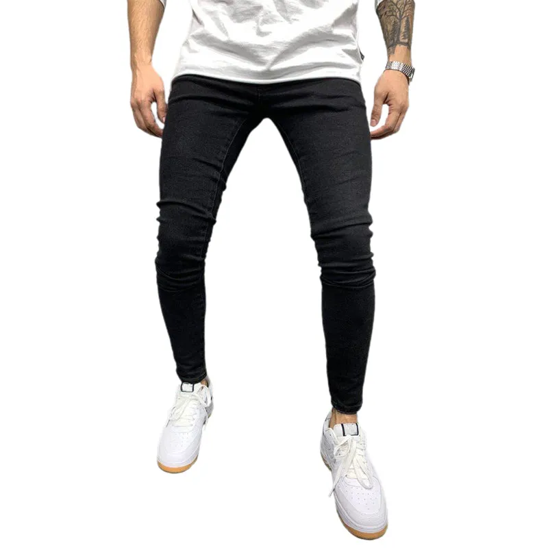 Funki Buys | Pants | Men's Stretch Skinny Jeans | Streetwear