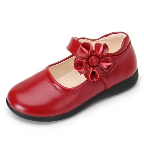 Girls Leather Shoes for Children Wedding Dress Princess School Shoes