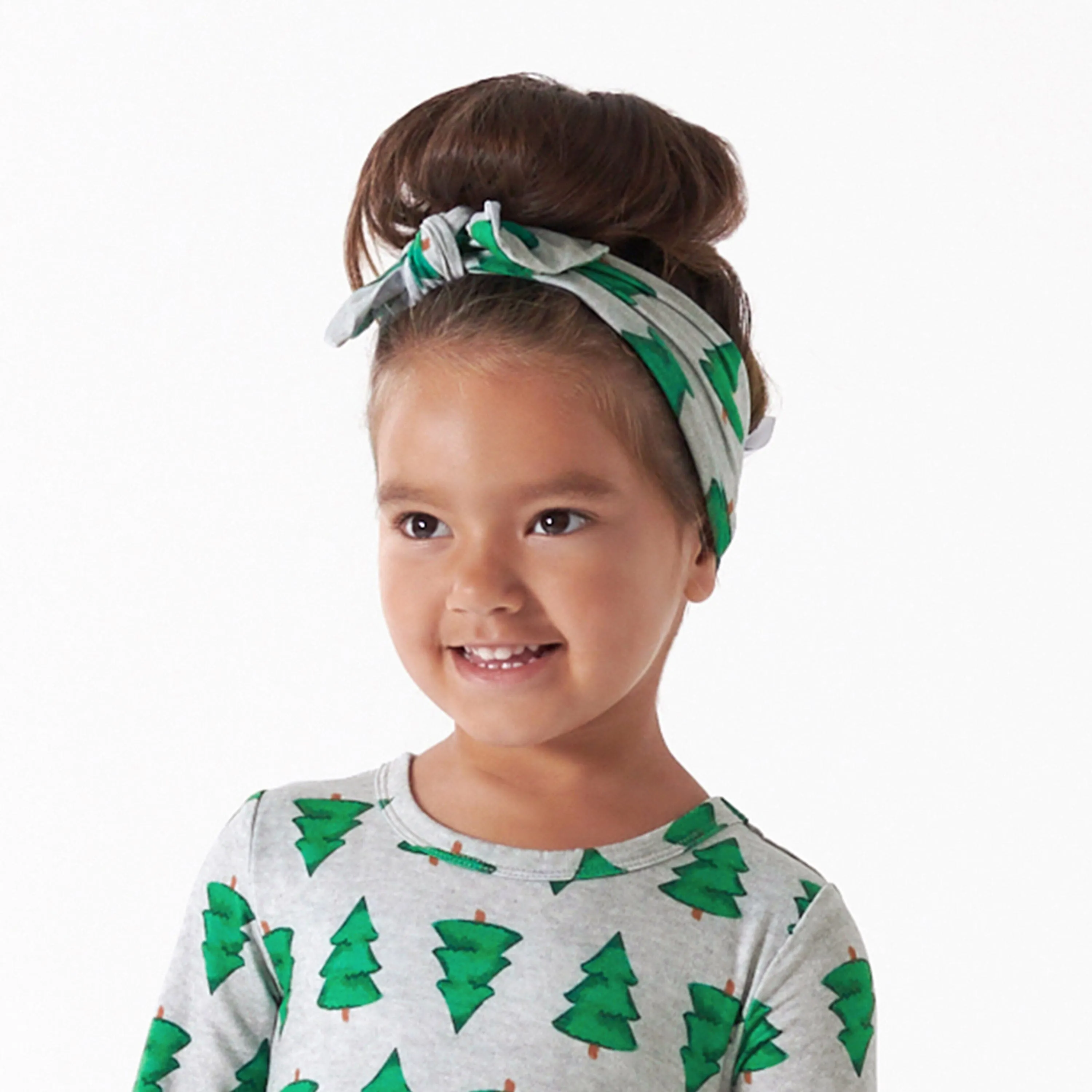 Girls Spruce Buttery Soft Viscose Made from Eucalyptus Holiday Headband