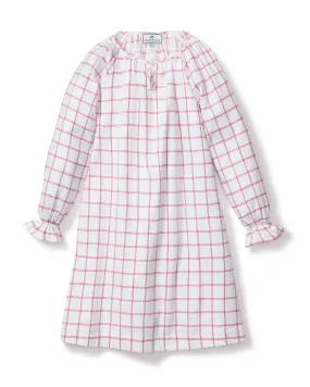 Girl's Twill Delphine Nightgown | Garnet Tattersall