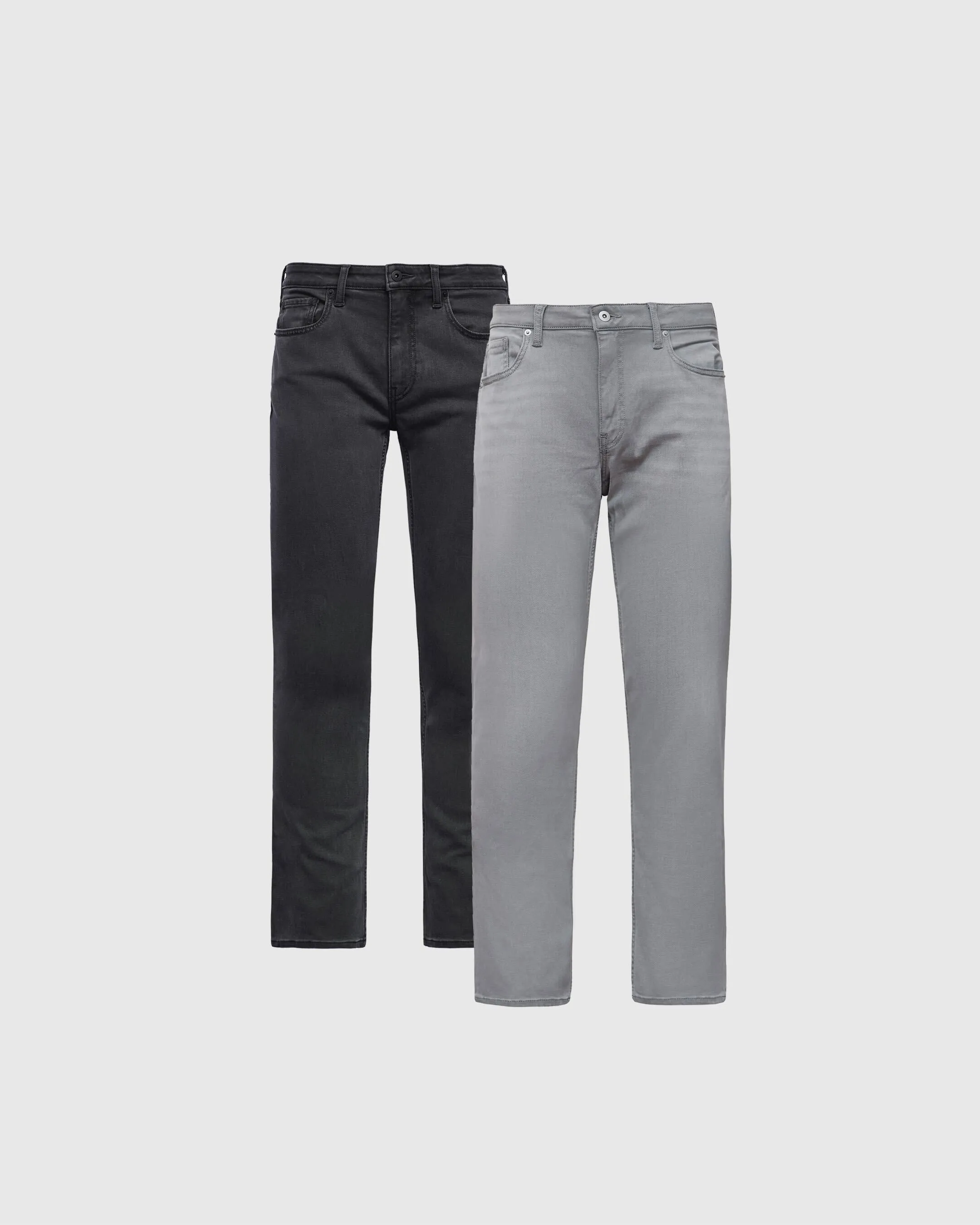 Gray & Medium Gray Straight Fit Comfort Jeans 2-Pack