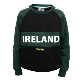 Green & Black Kids Crew Neck Sweater