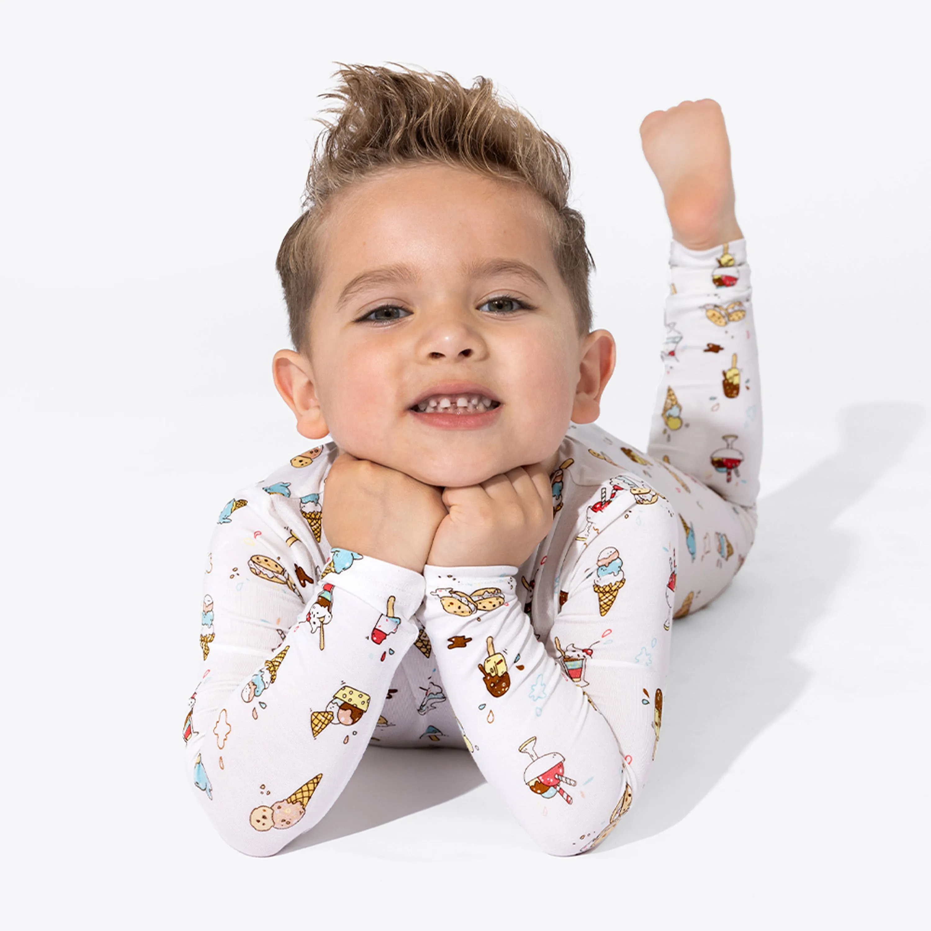 Ice Cream Bamboo Kids Pajamas