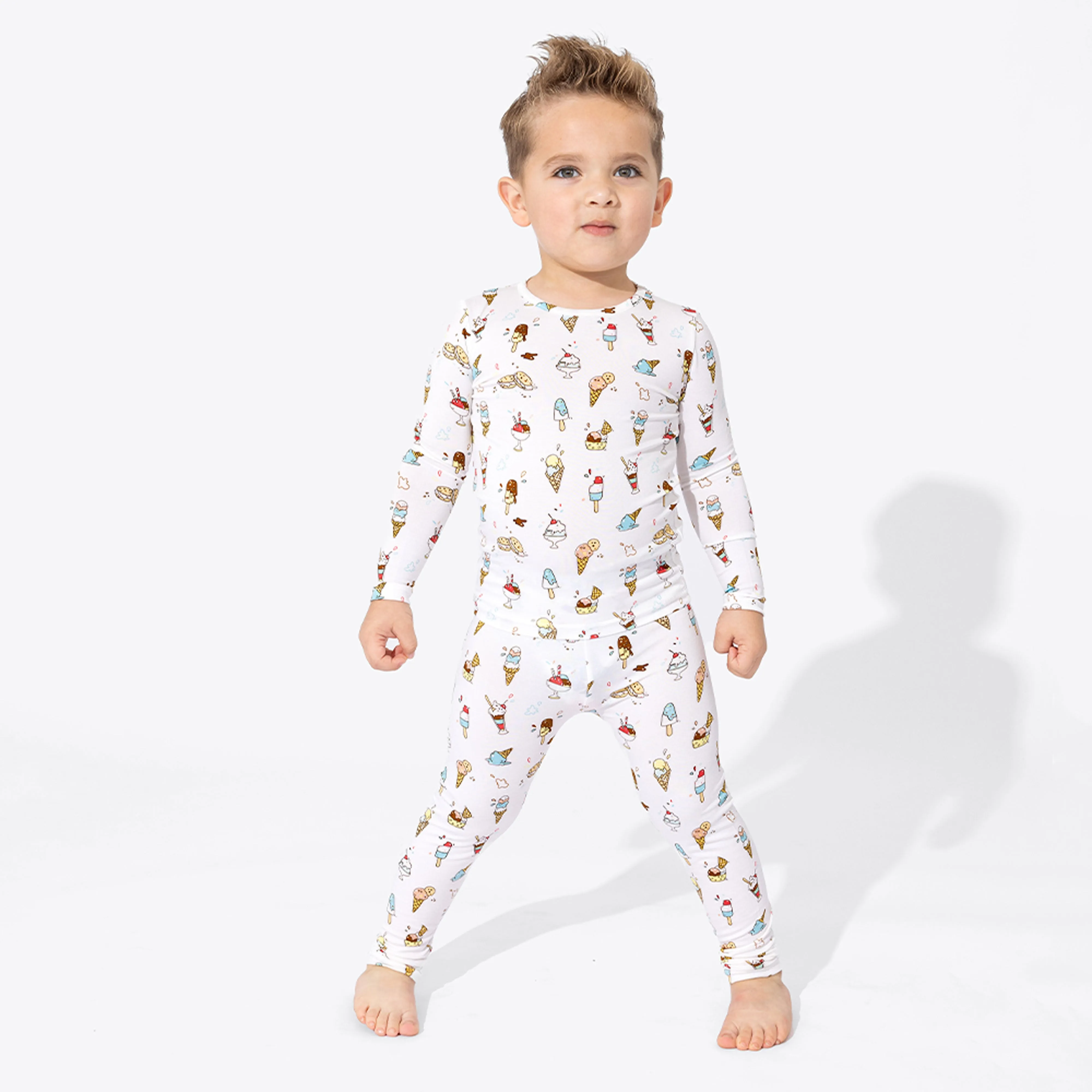 Ice Cream Bamboo Kids Pajamas