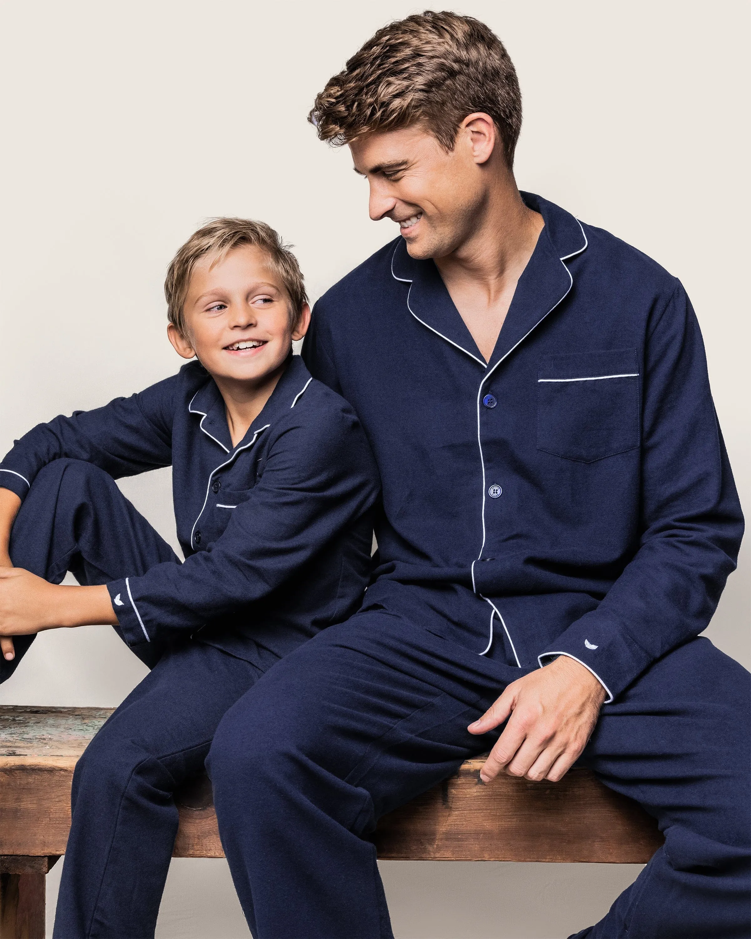 Kid's Flannel Pajama Set | Navy