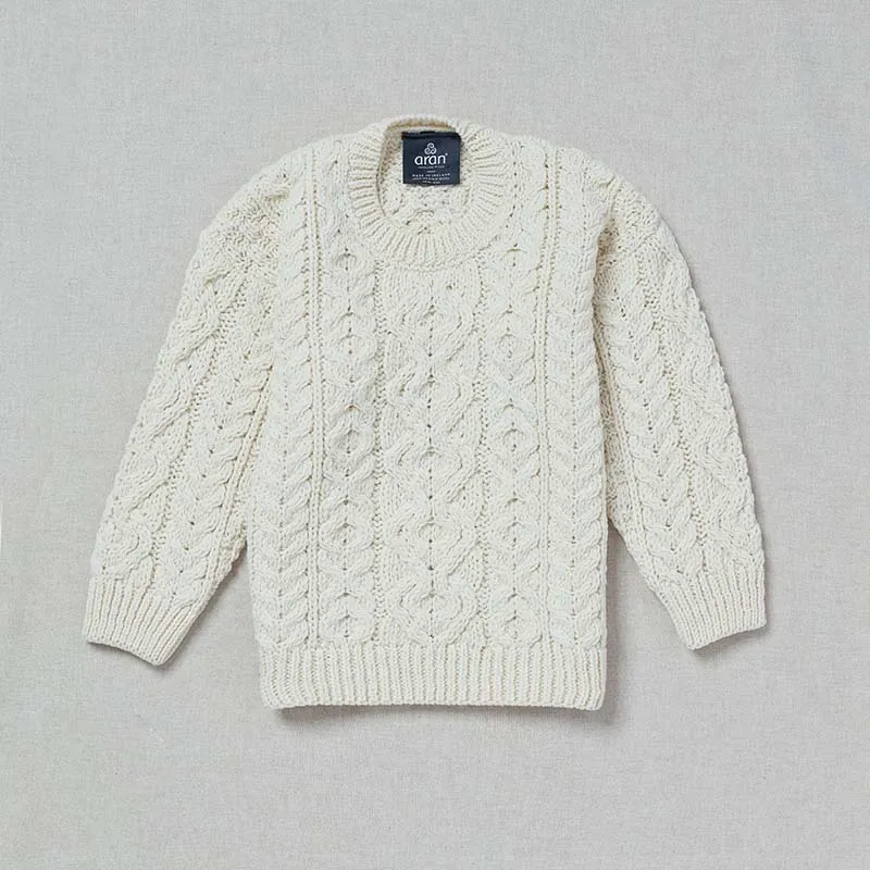 Kids Merino Wool Irish Traditional Sweater