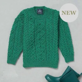 Kids Merino Wool Irish Traditional Sweater