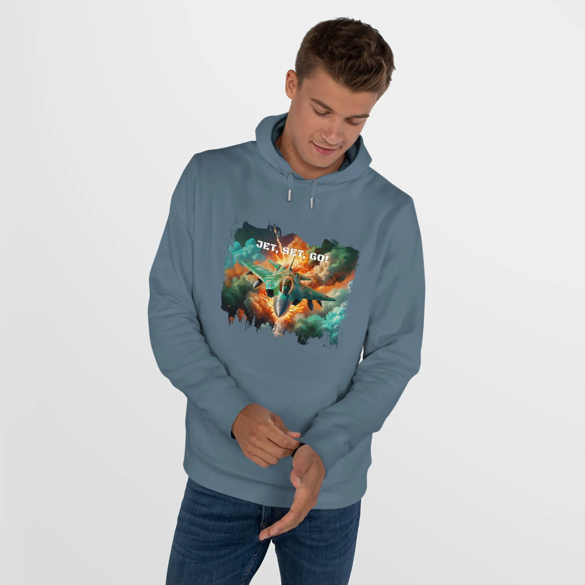 King Hooded Sweatshirt - Jet, Set,Go!